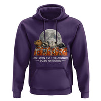 2026 Mission Lunar Orbit Animal Crew Hoodie Funny Capybara Raccoon Opossum Skunk Astronauts
