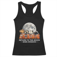 2026 Mission Lunar Orbit Animal Crew Racerback Tank Top Funny Capybara Raccoon Opossum Skunk Astronauts