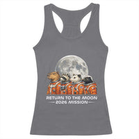 2026 Mission Lunar Orbit Animal Crew Racerback Tank Top Funny Capybara Raccoon Opossum Skunk Astronauts