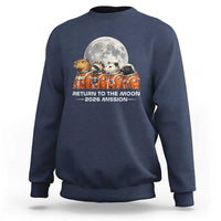 2026 Mission Lunar Orbit Animal Crew Sweatshirt Funny Capybara Raccoon Opossum Skunk Astronauts