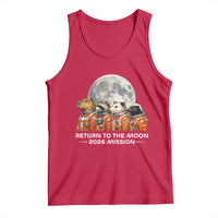 2026 Mission Lunar Orbit Animal Crew Tank Top Funny Capybara Raccoon Opossum Skunk Astronauts