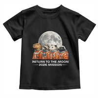 2026 Mission Lunar Orbit Animal Crew Toddler T Shirt Funny Capybara Raccoon Opossum Skunk Astronauts