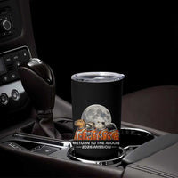 2026 Mission Lunar Orbit Animal Crew Tumbler Cup Funny Capybara Raccoon Opossum Skunk Astronauts