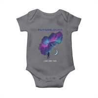 Future Dusk Lunar Orbit 2026 Baby Onesie Cosmic Nebula Astronaut n Satellite Space Exploration