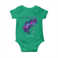 Future Dusk Lunar Orbit 2026 Baby Onesie Cosmic Nebula Astronaut n Satellite Space Exploration