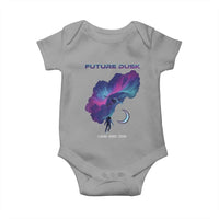 Future Dusk Lunar Orbit 2026 Baby Onesie Cosmic Nebula Astronaut n Satellite Space Exploration