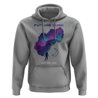 Future Dusk Lunar Orbit 2026 Hoodie Cosmic Nebula Astronaut n Satellite Space Exploration
