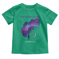 Future Dusk Lunar Orbit 2026 Toddler T Shirt Cosmic Nebula Astronaut n Satellite Space Exploration