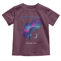 Future Dusk Lunar Orbit 2026 Toddler T Shirt Cosmic Nebula Astronaut n Satellite Space Exploration