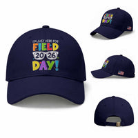 I'm Just Here for Field Day 2026 Baseball Cap School Colorful Sunglasses Graphic