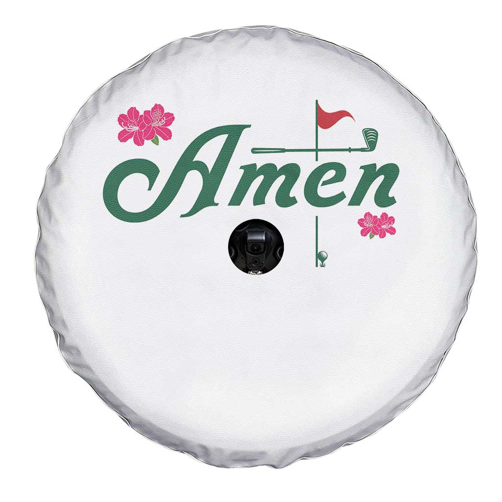 Golf Lover Amen Azalea Graphic Spare Tire Cover Augusta Georgia Traditions Golfing Fan