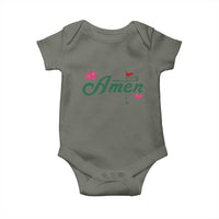 Golf Lover Amen Azalea Graphic Baby Onesie Augusta Georgia Traditions Golfing Fan