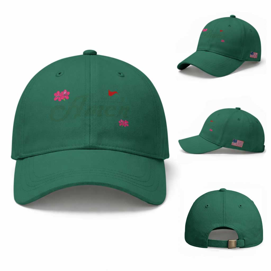 Golf Lover Amen Azalea Graphic Baseball Cap Augusta Georgia Traditions Golfing Fan TS02