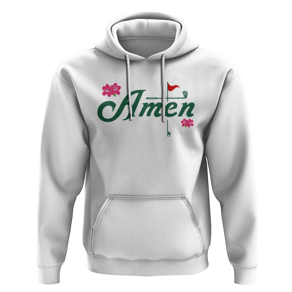 Golf Lover Amen Azalea Graphic Hoodie Augusta Georgia Traditions Golfing Fan