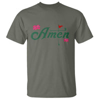 Golf Lover Amen Azalea Graphic T Shirt Augusta Georgia Traditions Golfing Fan