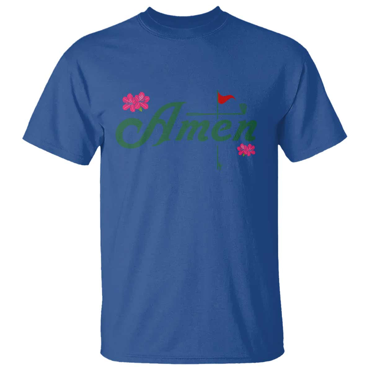 Golf Lover Amen Azalea Graphic T Shirt Augusta Georgia Traditions Golfing Fan