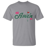 Golf Lover Amen Azalea Graphic T Shirt Augusta Georgia Traditions Golfing Fan