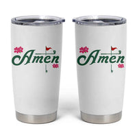 Golf Lover Amen Azalea Graphic Tumbler Cup Augusta Georgia Traditions Golfing Fan