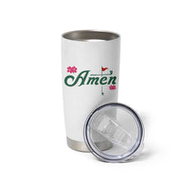 Golf Lover Amen Azalea Graphic Tumbler Cup Augusta Georgia Traditions Golfing Fan