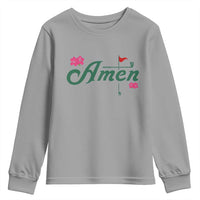 Golf Lover Amen Azalea Graphic Youth Sweatshirt Augusta Georgia Traditions Golfing Fan