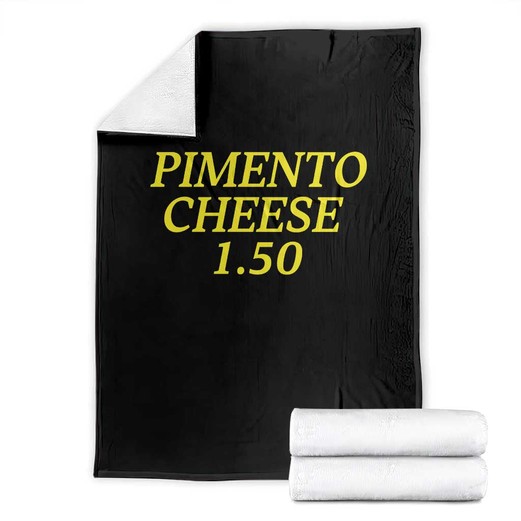Pimento Cheese One Fifty Funny Golf Snack Throw Blanket Georgia Golfing Traditions Lover Humor