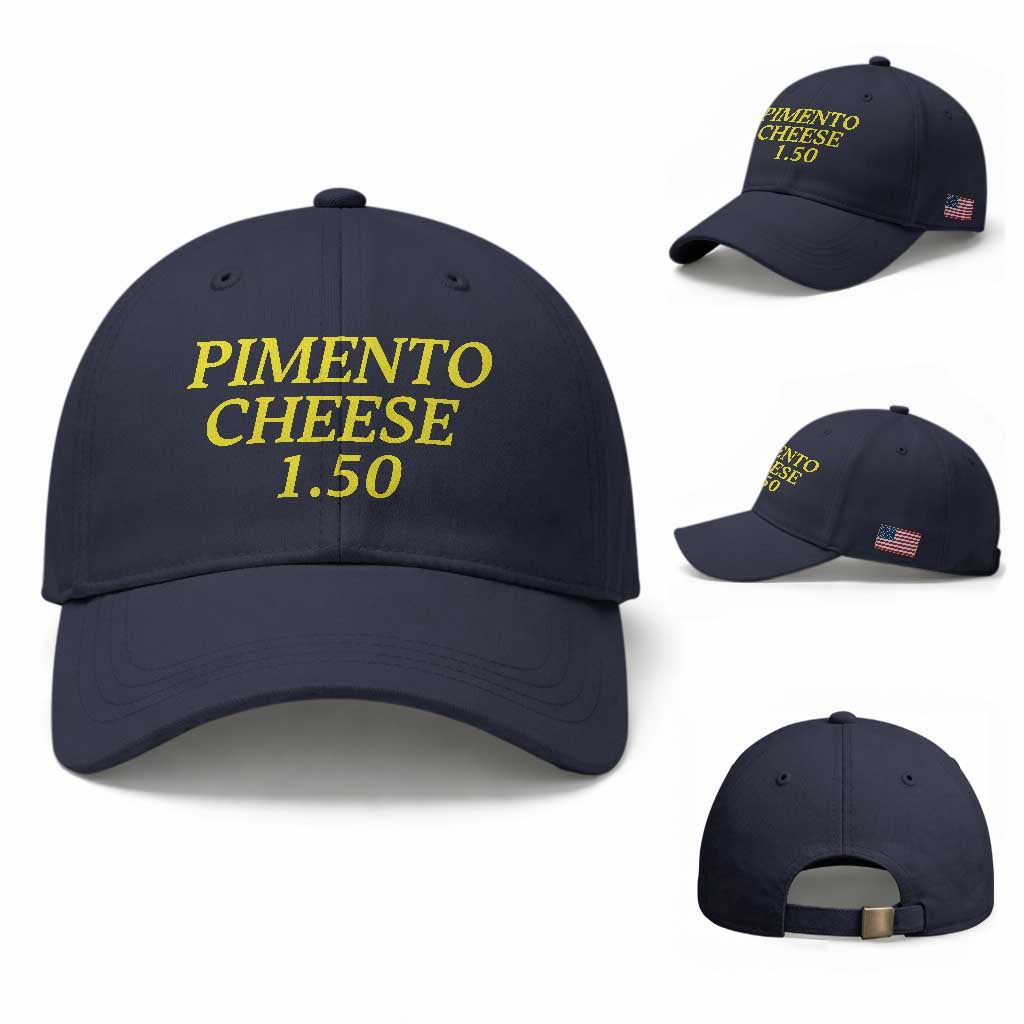 Pimento Cheese One Fifty Funny Golf Snack Baseball Cap Georgia Golfing Traditions Lover Humor