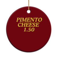 Pimento Cheese One Fifty Funny Golf Snack Ceramic Ornament Georgia Golfing Traditions Lover Humor