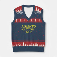 Pimento Cheese One Fifty Funny Golf Snack V-Neck Knit Sweater Vest Georgia Golfing Traditions Lover Humor