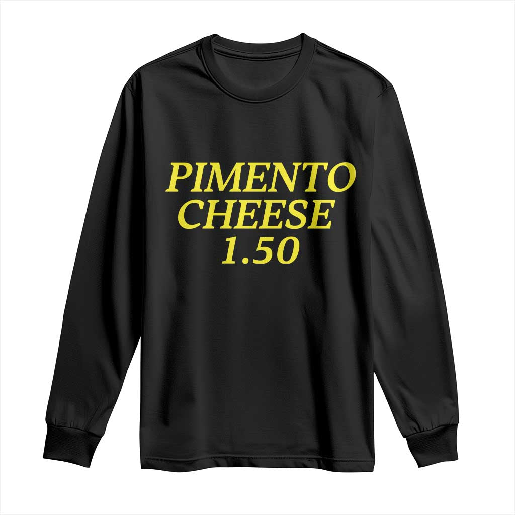 Pimento Cheese One Fifty Funny Golf Snack Long Sleeve Shirt Georgia Golfing Traditions Lover Humor