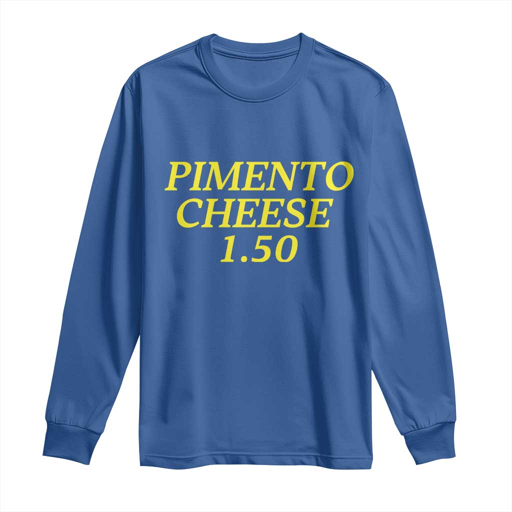 Pimento Cheese One Fifty Funny Golf Snack Long Sleeve Shirt Georgia Golfing Traditions Lover Humor