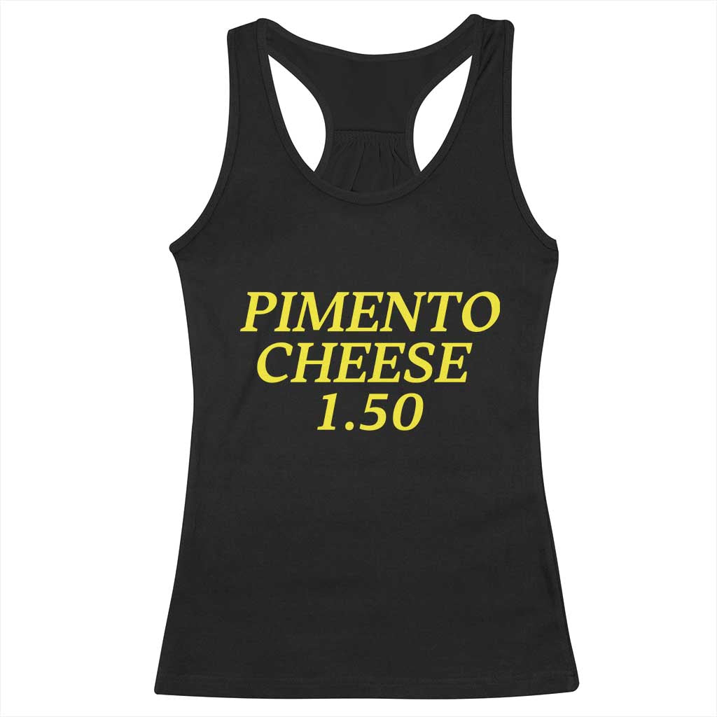 Pimento Cheese One Fifty Funny Golf Snack Racerback Tank Top Georgia Golfing Traditions Lover Humor