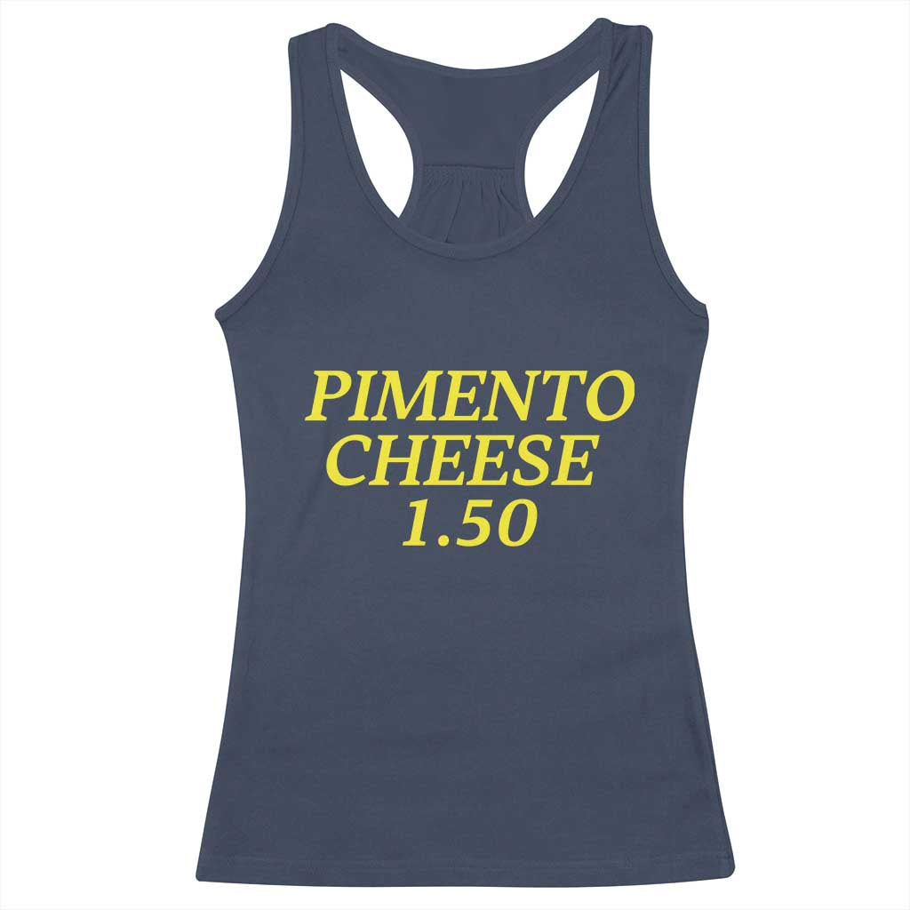 Pimento Cheese One Fifty Funny Golf Snack Racerback Tank Top Georgia Golfing Traditions Lover Humor