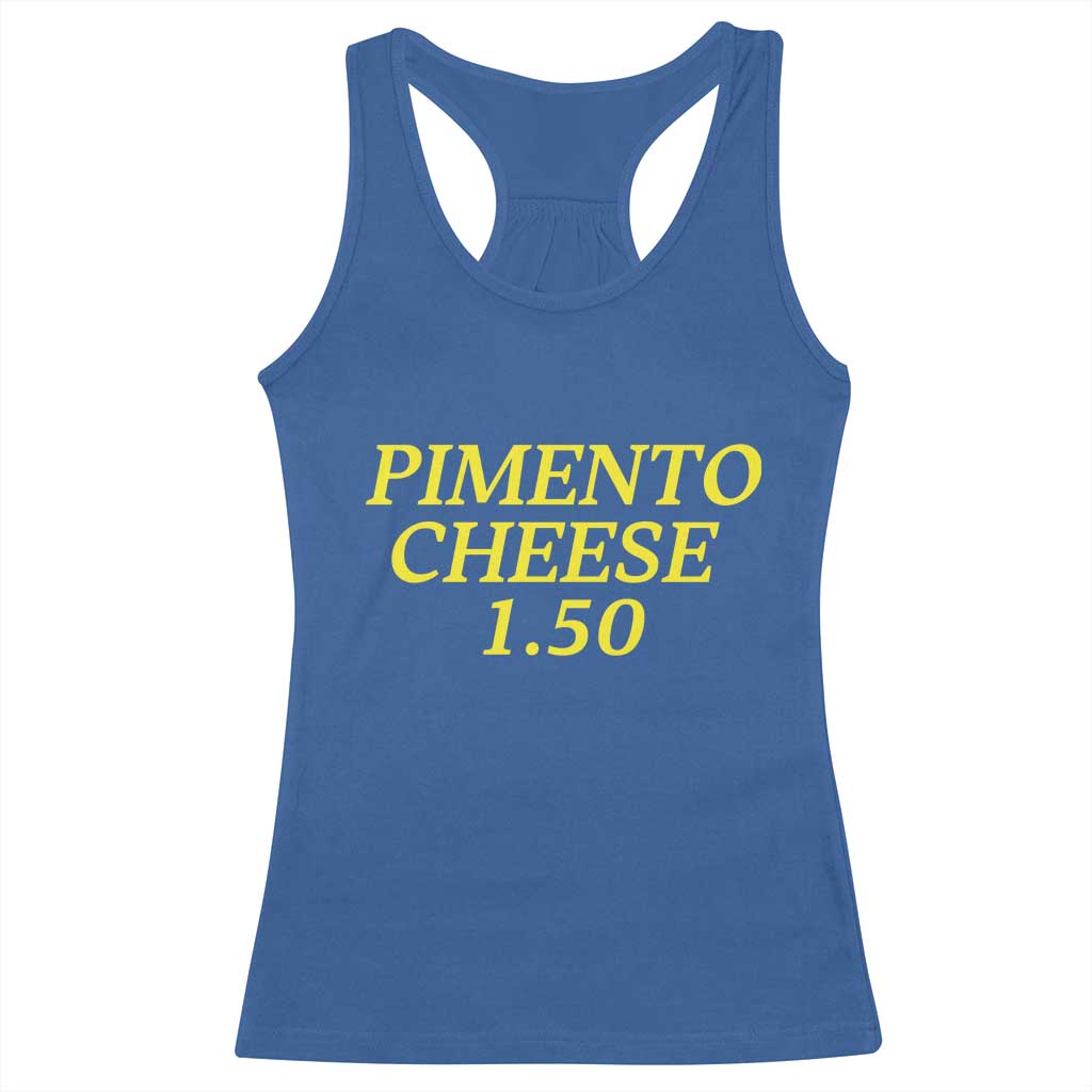 Pimento Cheese One Fifty Funny Golf Snack Racerback Tank Top Georgia Golfing Traditions Lover Humor