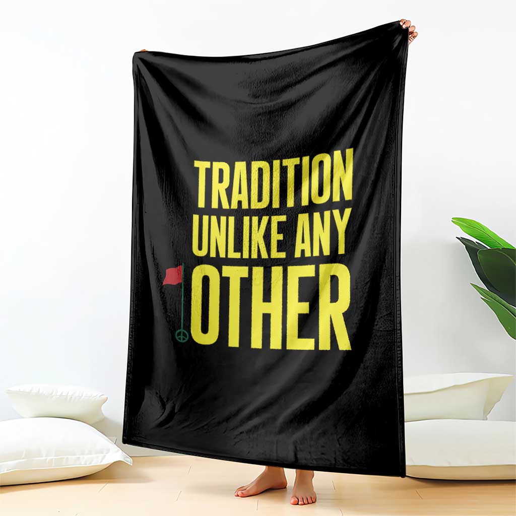 Tradition Unlike Any Other Georgia Golfing Throw Blanket for Golf Lover Augusta Sports