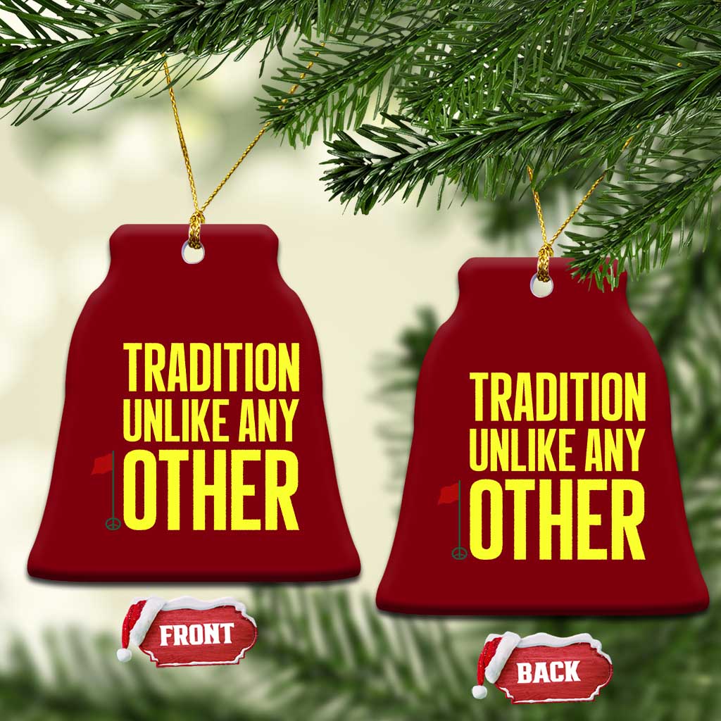 Tradition Unlike Any Other Georgia Golfing Ceramic Ornament for Golf Lover Augusta Sports