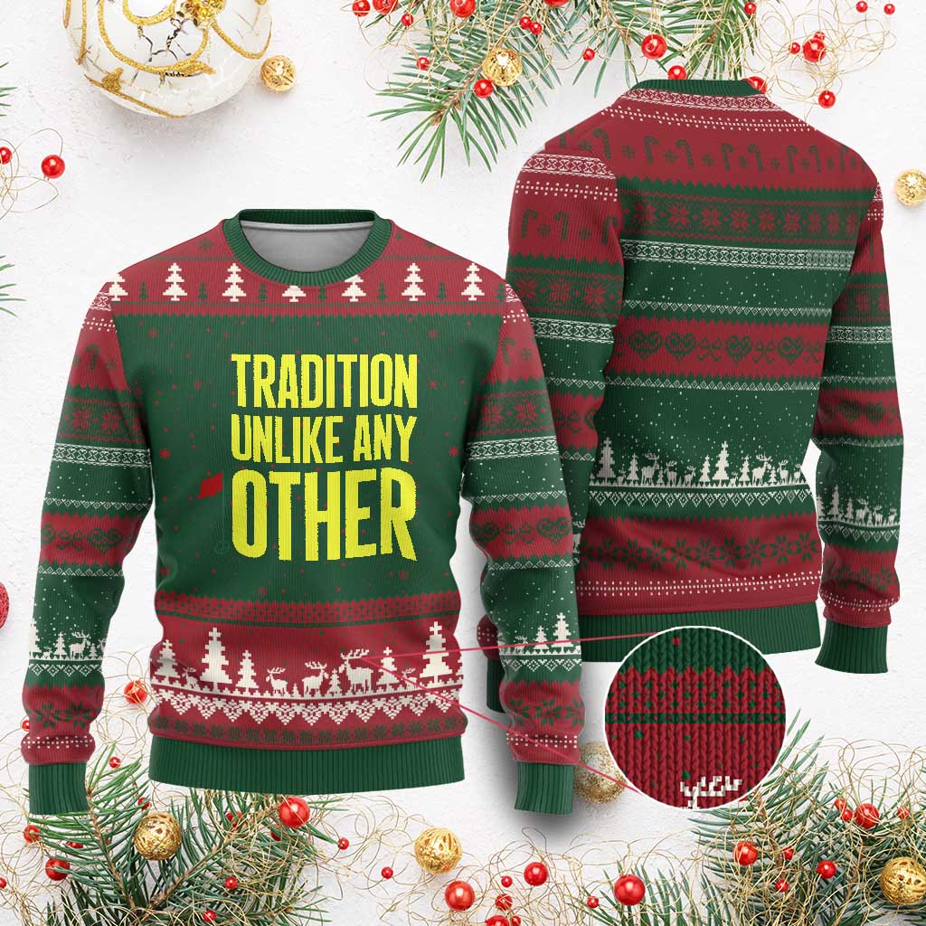 Tradition Unlike Any Other Georgia Golfing Ugly Christmas Sweater for Golf Lover Augusta Sports