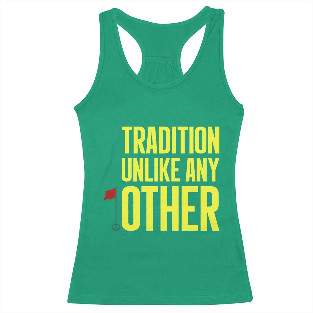 Tradition Unlike Any Other Georgia Golfing Racerback Tank Top for Golf Lover Augusta Sports