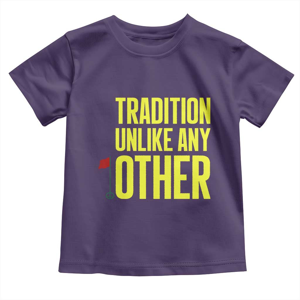 Tradition Unlike Any Other Georgia Golfing Toddler T Shirt for Golf Lover Augusta Sports