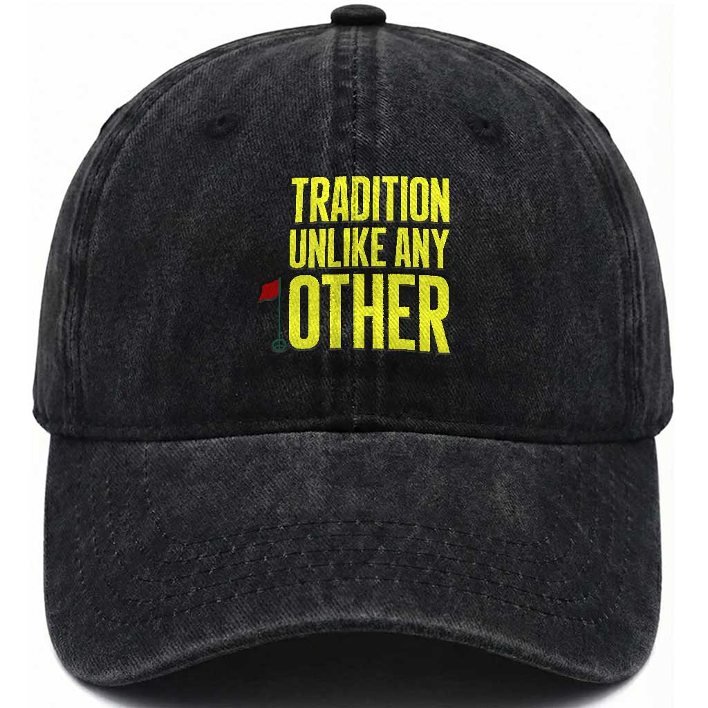 Tradition Unlike Any Other Georgia Golfing Washed Cotton Baseball Cap for Golf Lover Augusta Sports