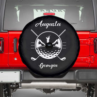 Augusta Georgia Golfing Lover Spare Tire Cover Southern Sports Traditions Retro Varsity Golf Fan
