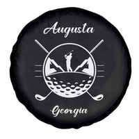 Augusta Georgia Golfing Lover Spare Tire Cover Southern Sports Traditions Retro Varsity Golf Fan