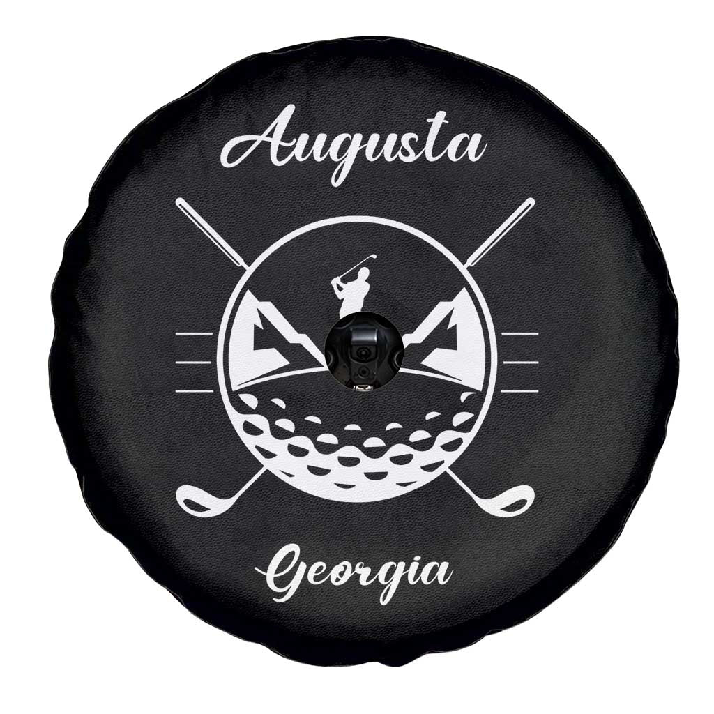 Augusta Georgia Golfing Lover Spare Tire Cover Southern Sports Traditions Retro Varsity Golf Fan