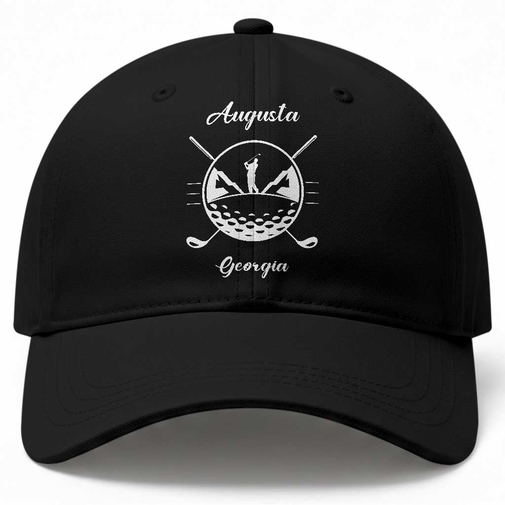 Augusta Georgia Golfing Lover Baseball Cap Southern Sports Traditions Retro Varsity Golf Fan