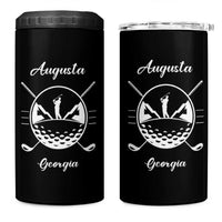 Augusta Georgia Golfing Lover 4 in 1 Can Cooler Tumbler Southern Sports Traditions Retro Varsity Golf Fan