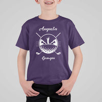 Augusta Georgia Golfing Lover T Shirt For Kid Southern Sports Traditions Retro Varsity Golf Fan