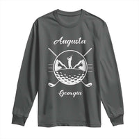 Augusta Georgia Golfing Lover Long Sleeve Shirt Southern Sports Traditions Retro Varsity Golf Fan