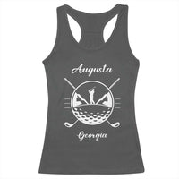 Augusta Georgia Golfing Lover Racerback Tank Top Southern Sports Traditions Retro Varsity Golf Fan