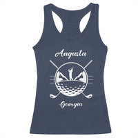 Augusta Georgia Golfing Lover Racerback Tank Top Southern Sports Traditions Retro Varsity Golf Fan