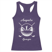 Augusta Georgia Golfing Lover Racerback Tank Top Southern Sports Traditions Retro Varsity Golf Fan