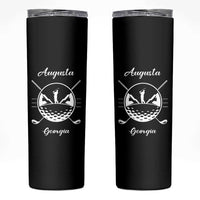Augusta Georgia Golfing Lover Skinny Tumbler Southern Sports Traditions Retro Varsity Golf Fan